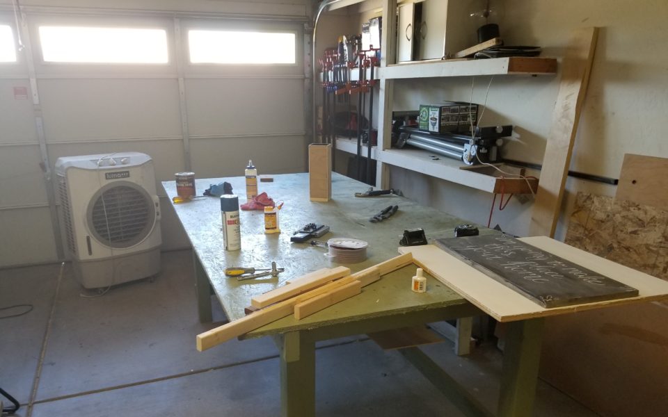 Wife’s New Work Table